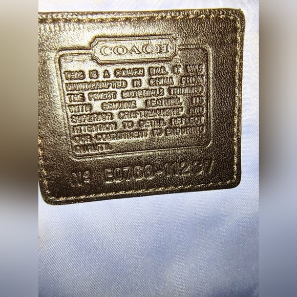 Coach Gallery Brown Signature Canvas Shoulder Bag - Picture 5 of 16